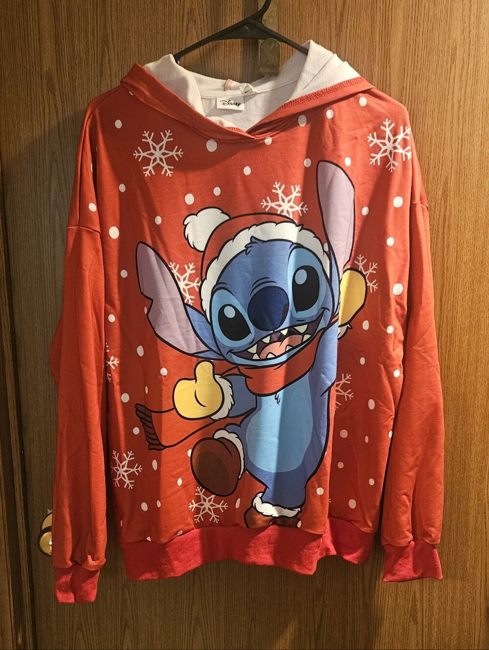 Womens Red Stitch Hoodie